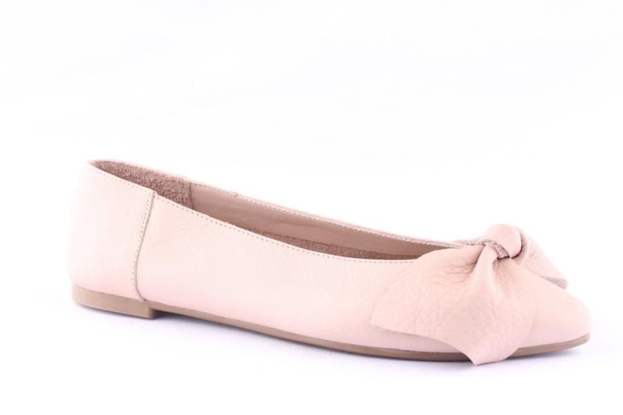 D.moro Shoes Women Leather Ballet For Summer: 1113 Powder (Wholesale)