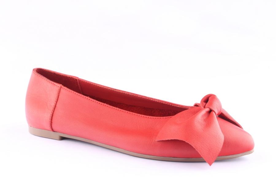 D.moro Shoes Women Leather Ballet For Summer: 1113 Red (Wholesale)