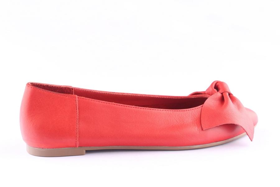 D.moro Shoes Women Leather Ballet For Summer: 1113 Red (Wholesale)
