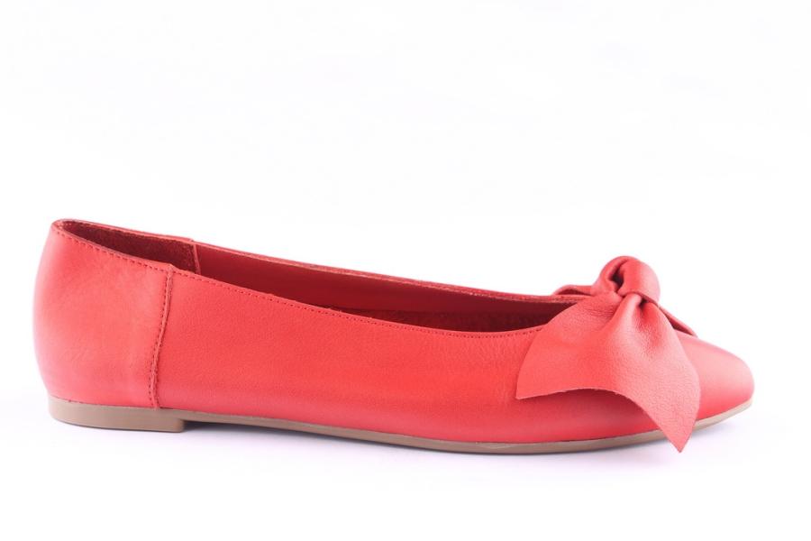 d.moro shoes Women Leather Ballet for Summer: 1113 Red (Wholesale)