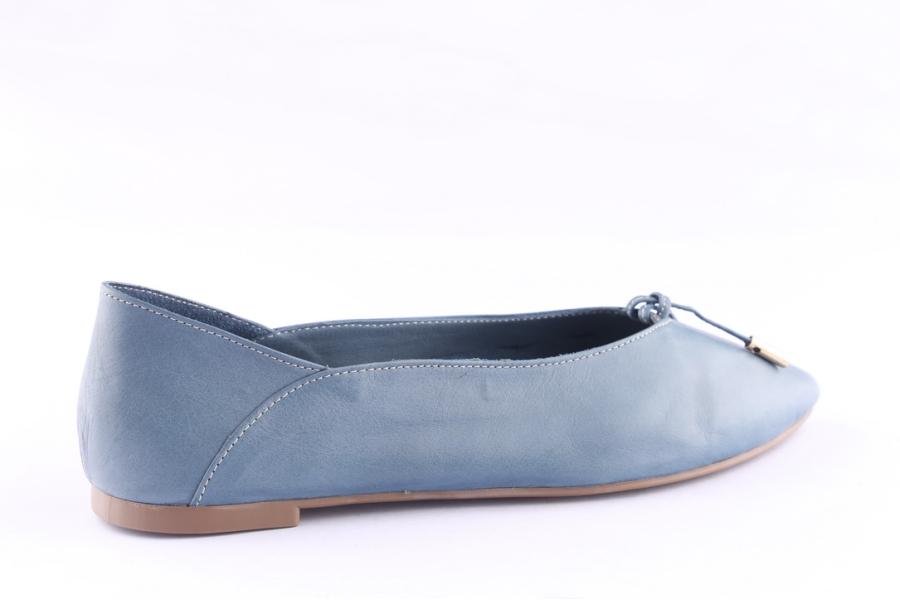 D.moro Shoes Women Leather Ballet For Summer: 1114 Jeans Blue (Wholesale)