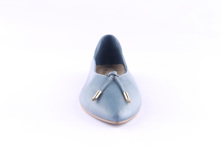 D.moro Shoes Women Leather Ballet For Summer: 1114 Jeans Blue (Wholesale)