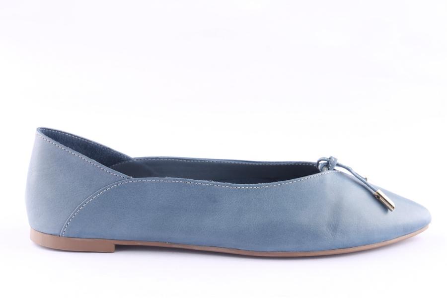 d.moro shoes Women Leather Ballet for Summer: 1114 Jeans Blue (Wholesale)
