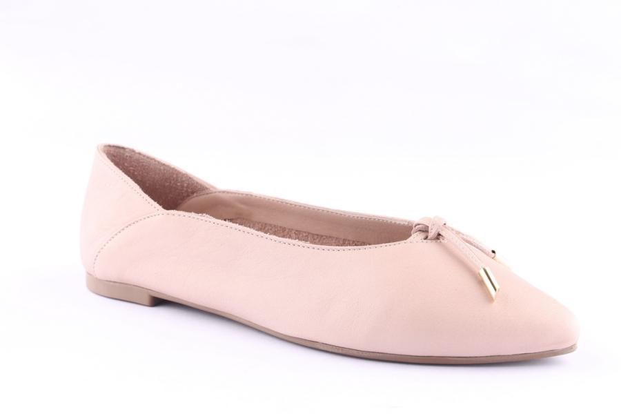 D.moro Shoes Women Leather Ballet For Summer: 1114 Powder (Wholesale)