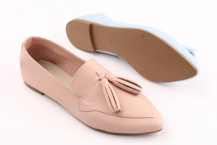 d.moro shoes Women Leather Ballet for summer: 1116 Powder Leather (Wholesale)