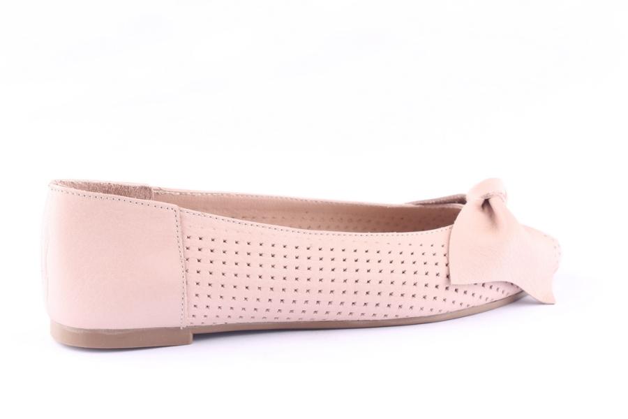 D.moro Shoes Women Leather Ballet For Summer: 1122 Powder (Wholesale)