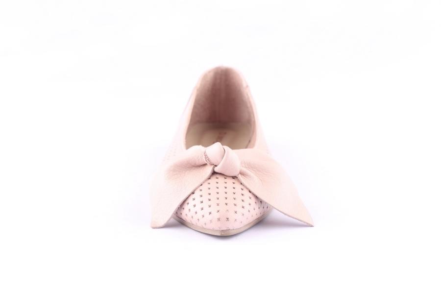 D.moro Shoes Women Leather Ballet For Summer: 1122 Powder (Wholesale)