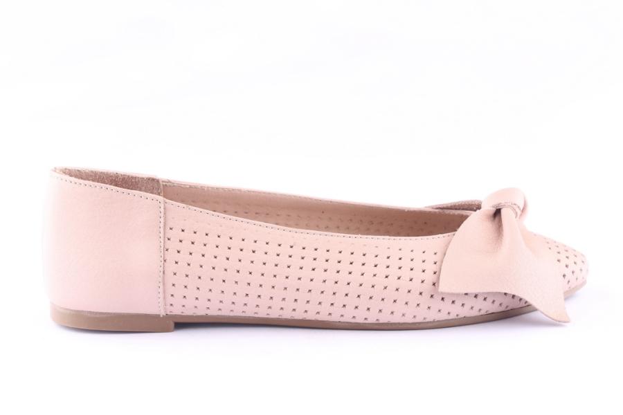 d.moro shoes Women Leather Ballet for Summer: 1122 Powder (Wholesale)