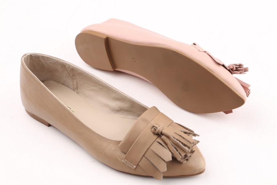 d.moro shoes Women Leather Ballet for summer: 1133 Vizon Leather (Wholesale)