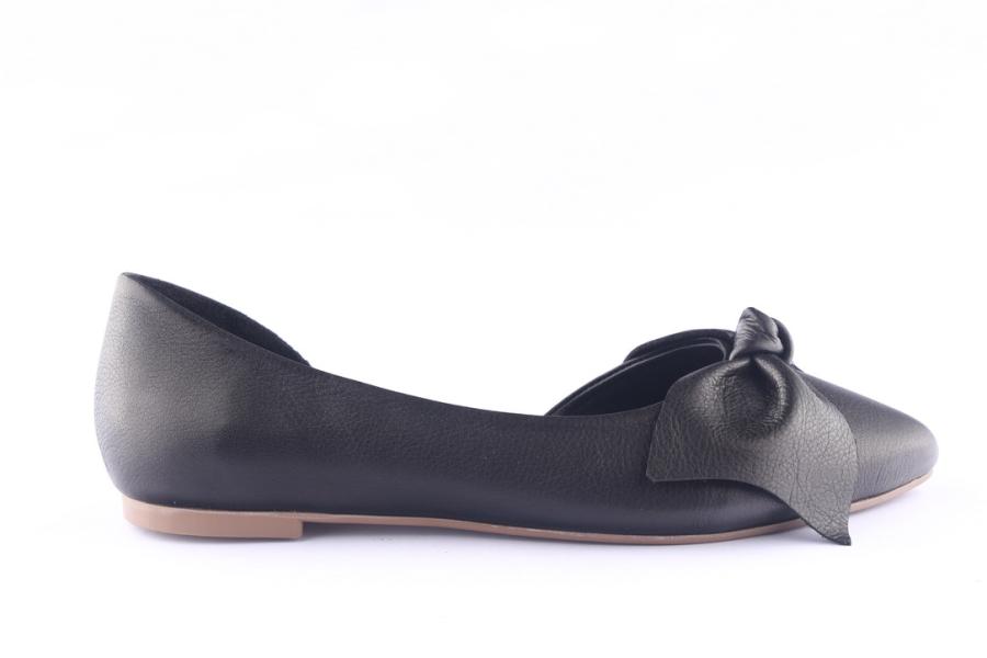 d.moro shoes Women Leather Ballet for Summer: 1137 Black (Wholesale)