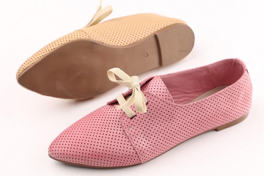 d.moro shoes Women Leather Ballet for summer: 1141 Pink Leather (Wholesale)