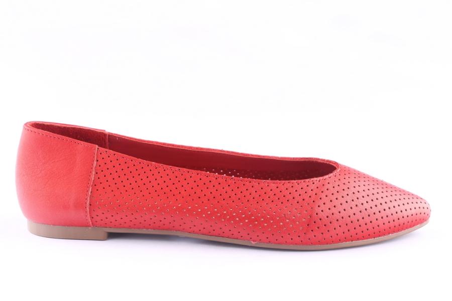d.moro shoes Women Leather Ballet for Summer: 1154 Red (Wholesale)