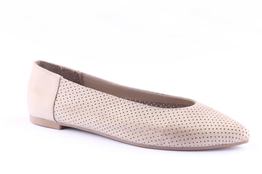 D.moro Shoes Women Leather Ballet For Summer: 1154 Silver Grey (Wholesale)