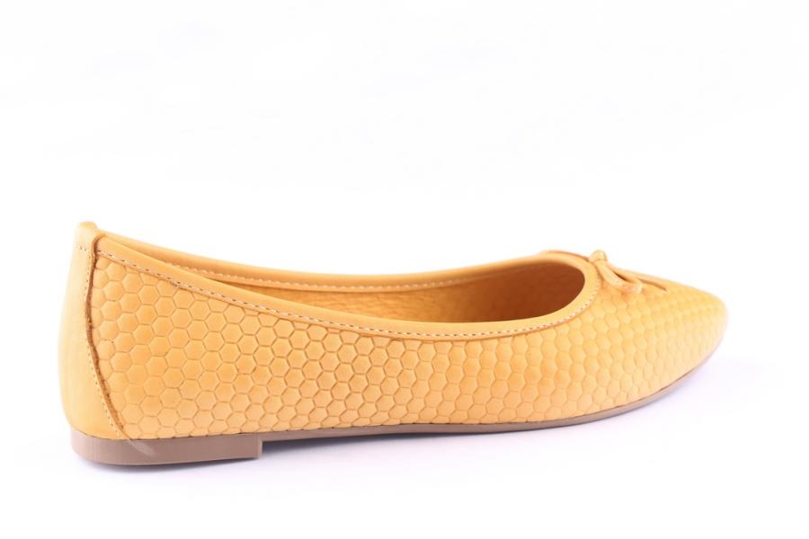 D.moro Shoes Women Leather Ballet For Summer: 1172 Yellow (Wholesale)
