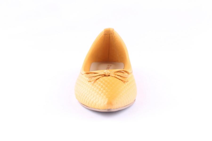 D.moro Shoes Women Leather Ballet For Summer: 1172 Yellow (Wholesale)