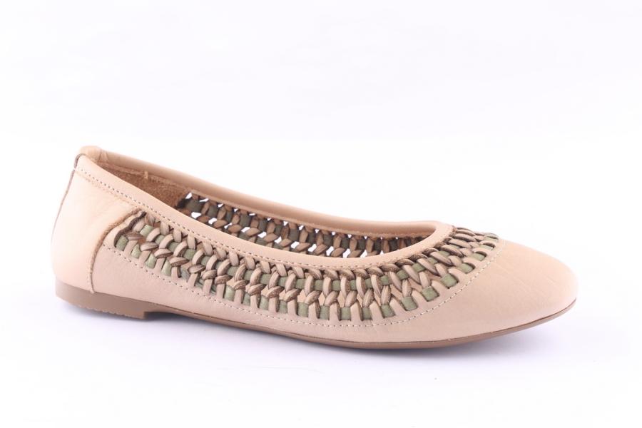 D.moro Shoes Women Leather Ballet For Summer: 1571 Powder (Wholesale)