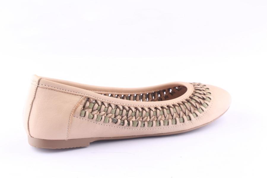 D.moro Shoes Women Leather Ballet For Summer: 1571 Powder (Wholesale)