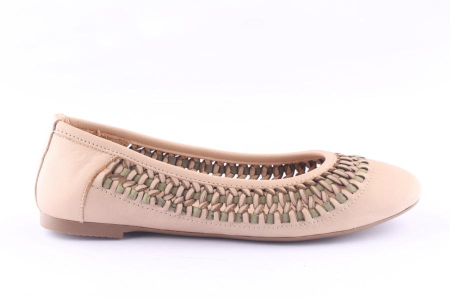 d.moro shoes Women Leather Ballet for Summer: 1571 Powder (Wholesale)