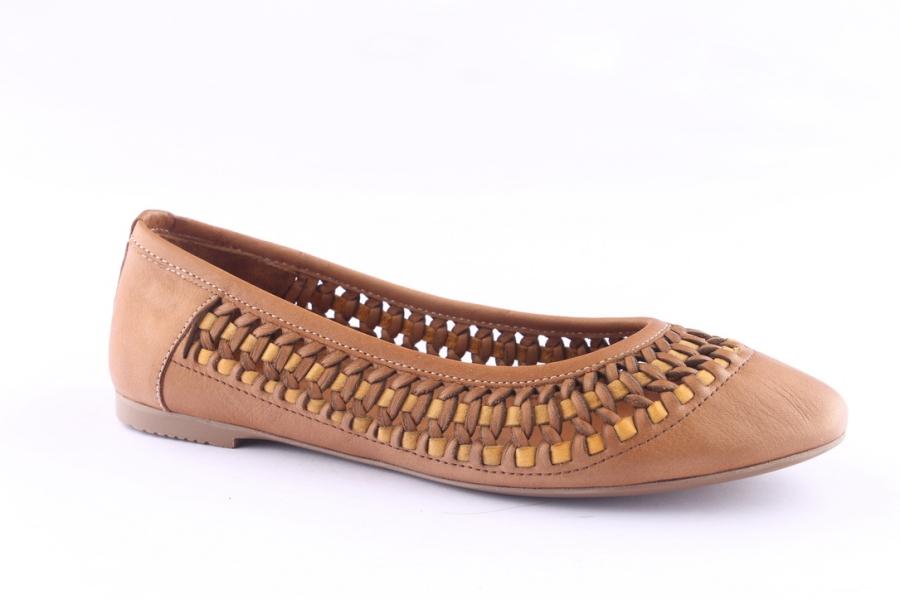 D.moro Shoes Women Leather Ballet For Summer: 1571 Tan (Wholesale)