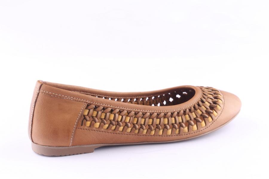 D.moro Shoes Women Leather Ballet For Summer: 1571 Tan (Wholesale)