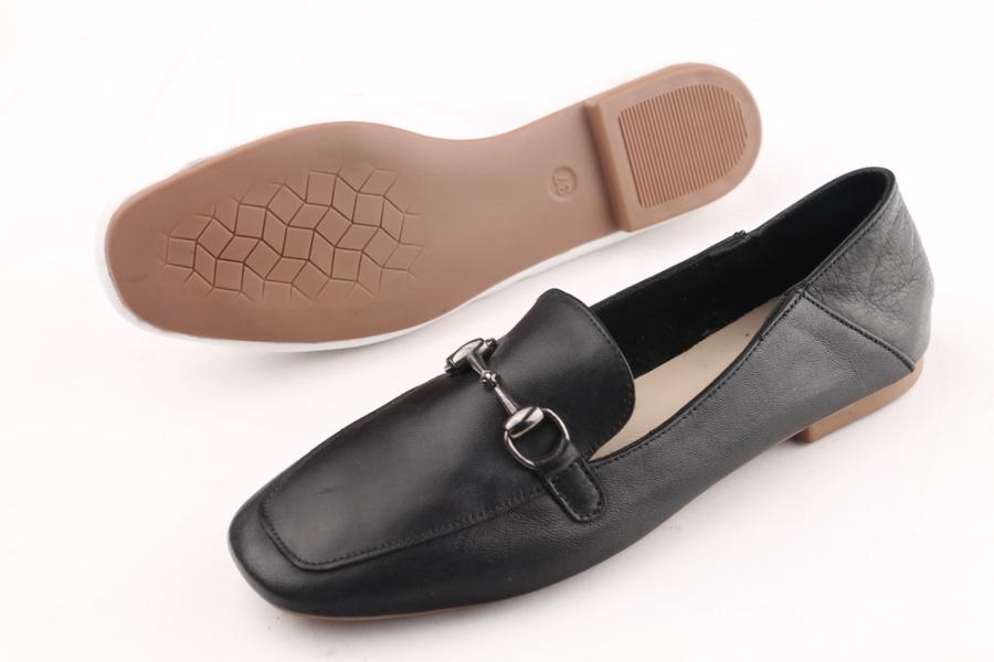 d.moro shoes Women Leather Ballet for summer: 1805 Black Leather (Wholesale)