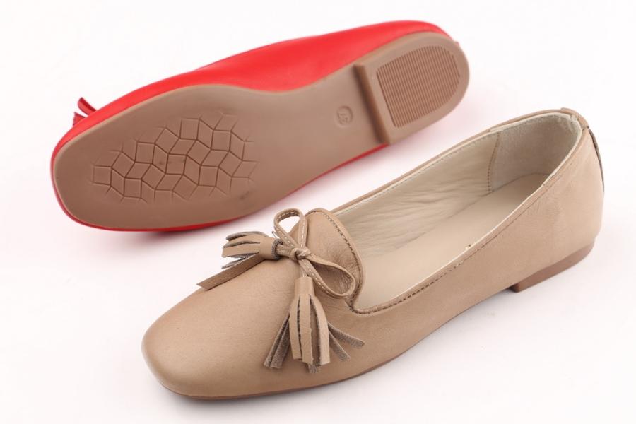 d.moro shoes Women Leather Ballet for summer: 1808 Vizon Leather (Wholesale)