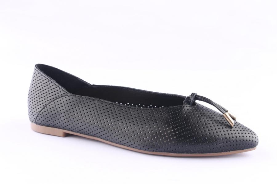 D.moro Shoes Women Leather Ballet For Summer: 5032 Black (Wholesale)
