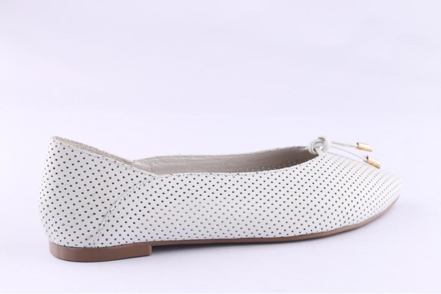 D.moro Shoes Women Leather Ballet For Summer: 5032 White (Wholesale)