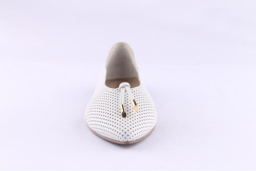 D.moro Shoes Women Leather Ballet For Summer: 5032 White (Wholesale)