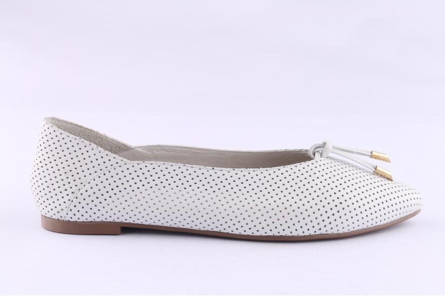 d.moro shoes Women Leather Ballet for Summer: 5032 White (Wholesale)
