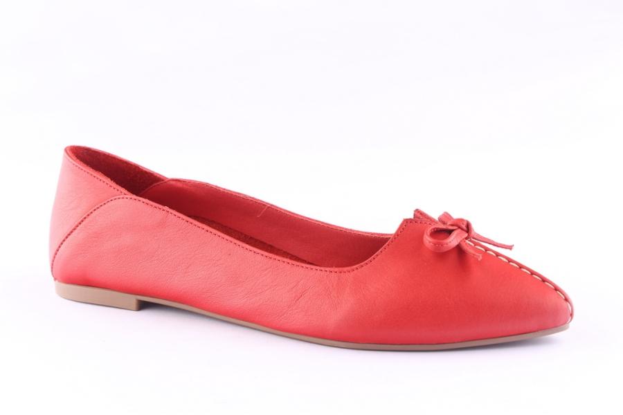 D.moro Shoes Women Leather Ballet For Summer: 5034 Red (Wholesale)