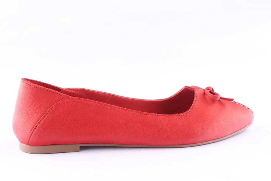 D.moro Shoes Women Leather Ballet For Summer: 5034 Red (Wholesale)