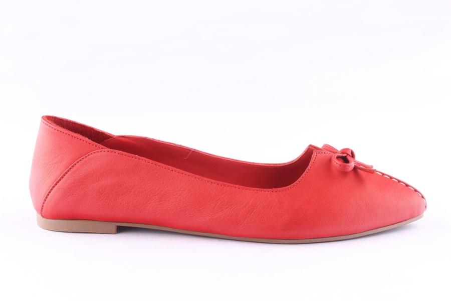 d.moro shoes Women Leather Ballet for Summer: 5034 Red (Wholesale)