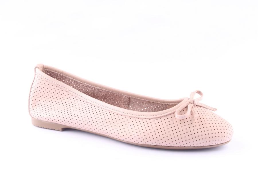 D.moro Shoes Women Leather Ballet For Summer: 6022 Powder (Wholesale)