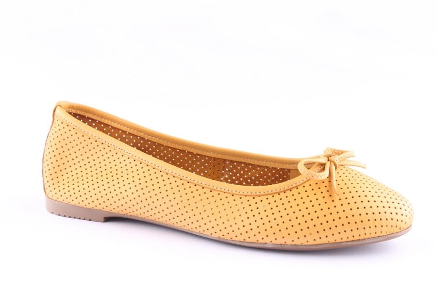 D.moro Shoes Women Leather Ballet For Summer: 6022 Yellow (Wholesale)
