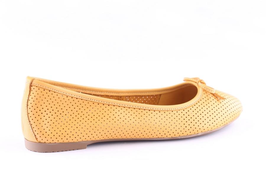 D.moro Shoes Women Leather Ballet For Summer: 6022 Yellow (Wholesale)