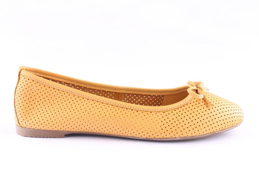 d.moro shoes Women Leather Ballet for Summer: 6022 Yellow (Wholesale)