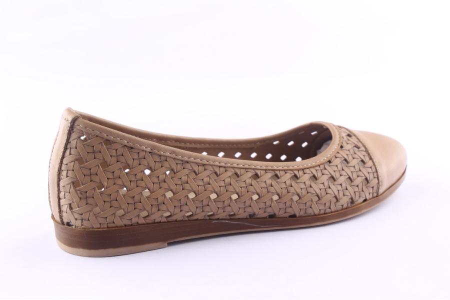 D.moro Shoes Women Leather Ballet For Summer: 9120 Darkstone (Wholesale)