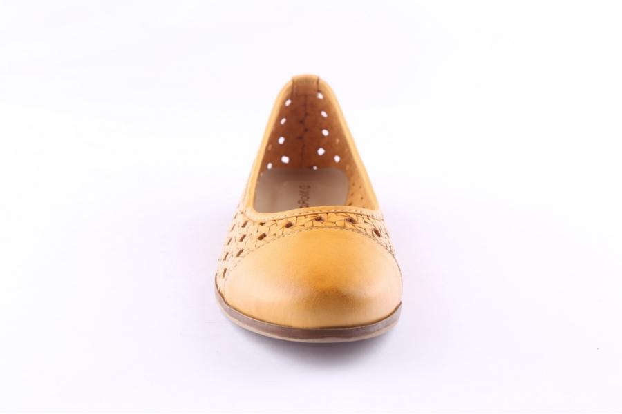 D.moro Shoes Women Leather Ballet For Summer: 9120 Mustard (Wholesale)
