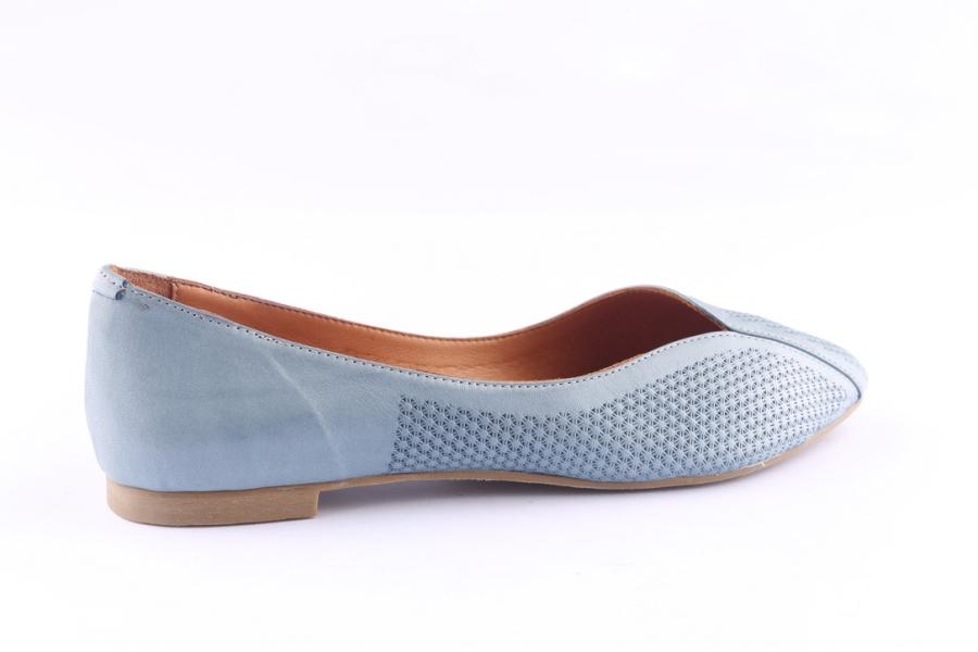 D.moro Shoes Women Leather Ballet For Summer: ARJ-2617 Jeans Blue (Wholesale)