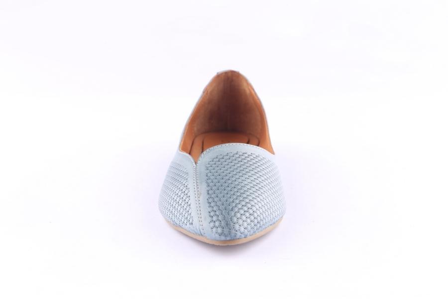 D.moro Shoes Women Leather Ballet For Summer: ARJ-2617 Jeans Blue (Wholesale)