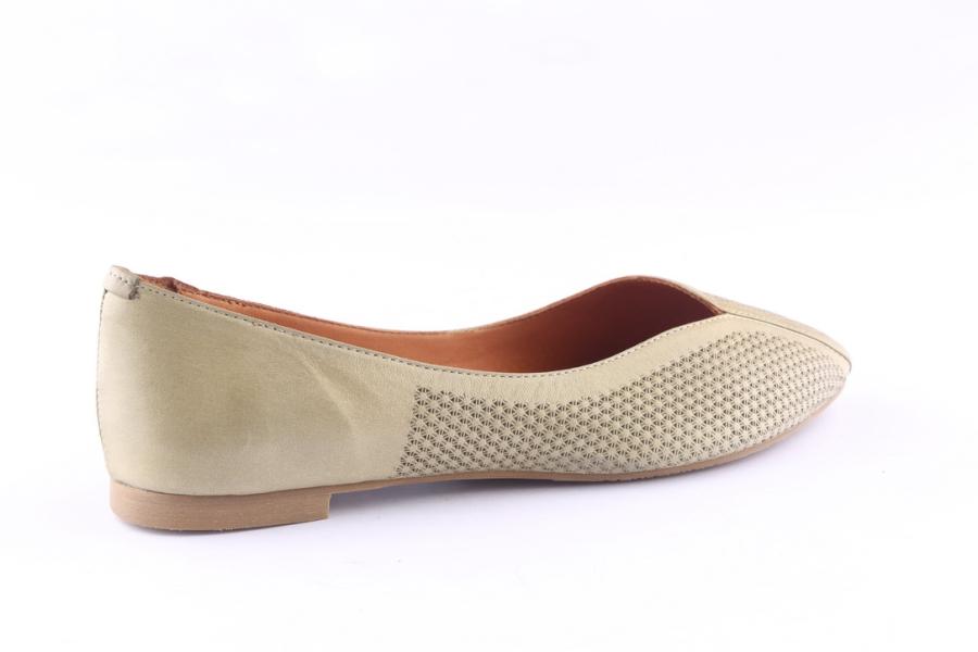 D.moro Shoes Women Leather Ballet For Summer: ARJ-2617 Khaki (Wholesale)