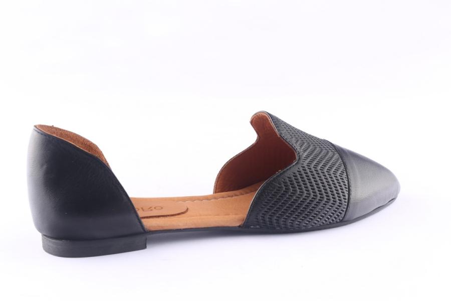 D.moro Shoes Women Leather Ballet For Summer: ARJ-606 Black (Wholesale)