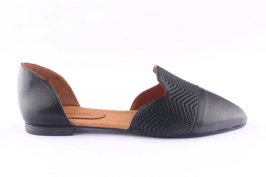d.moro shoes Women Leather Ballet for Summer: ARJ-606 Black (Wholesale)