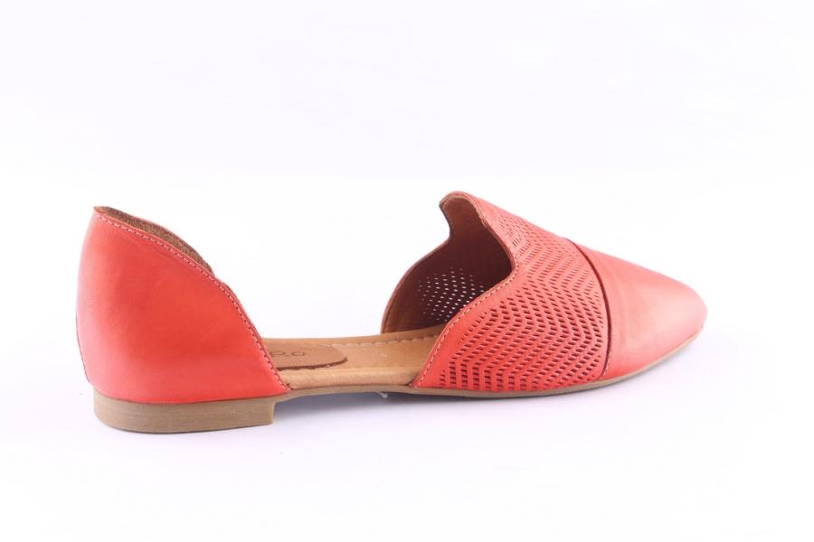 D.moro Shoes Women Leather Ballet For Summer: ARJ-606 Red (Wholesale)