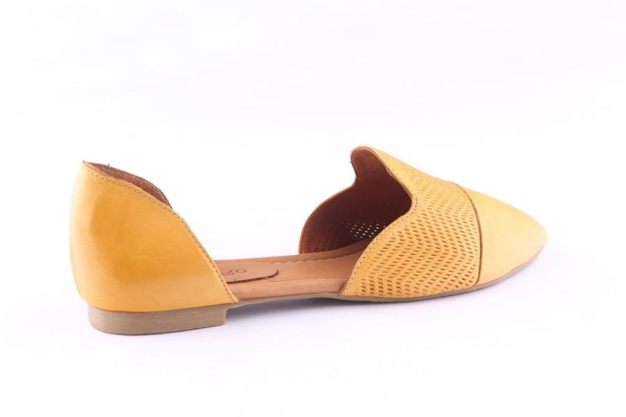 D.moro Shoes Women Leather Ballet For Summer: ARJ-606 Yellow (Wholesale)