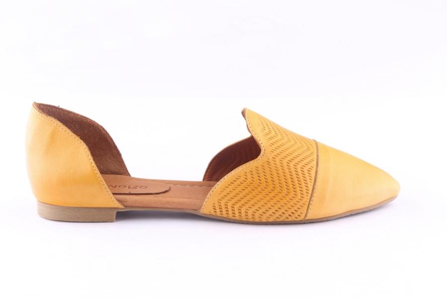 d.moro shoes Women Leather Ballet for Summer: ARJ-606 Yellow (Wholesale)