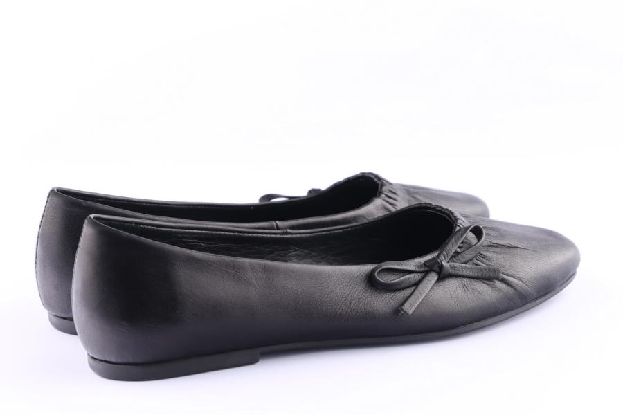 D.moro Shoes Women Leather Ballet For Summer: C600 Black (Wholesale)