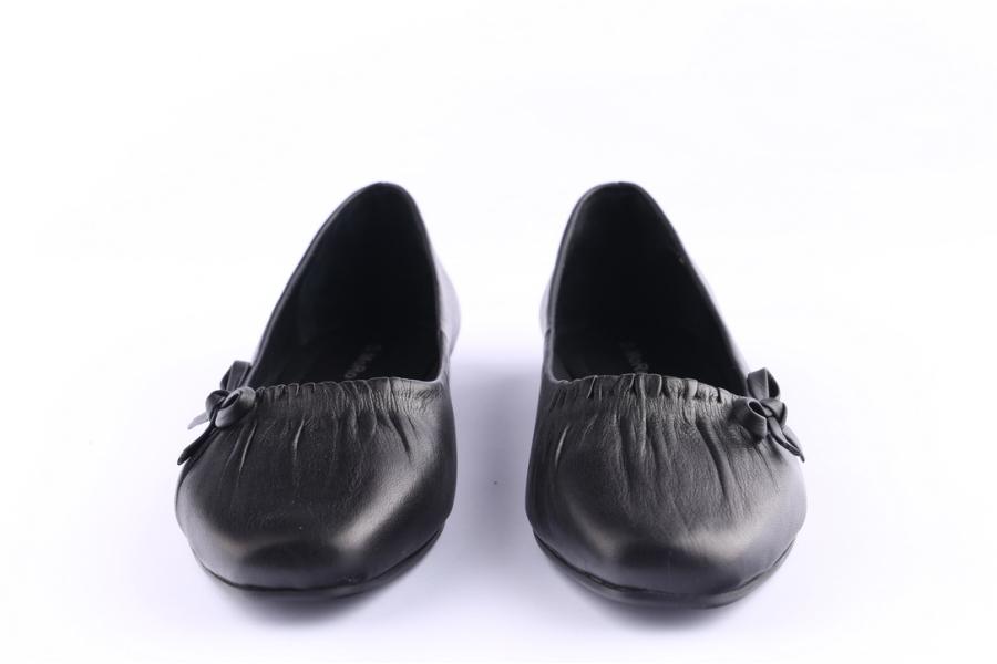 D.moro Shoes Women Leather Ballet For Summer: C600 Black (Wholesale)