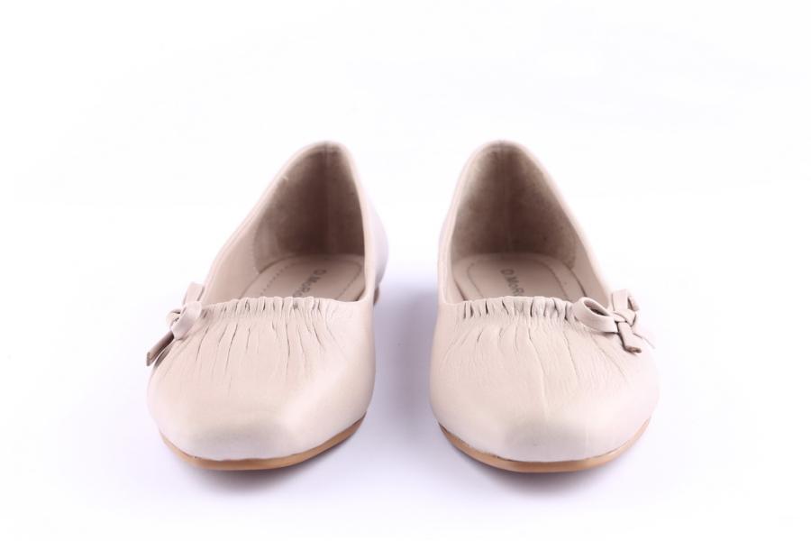 D.moro Shoes Women Leather Ballet For Summer: C600 Silver Grey (Wholesale)